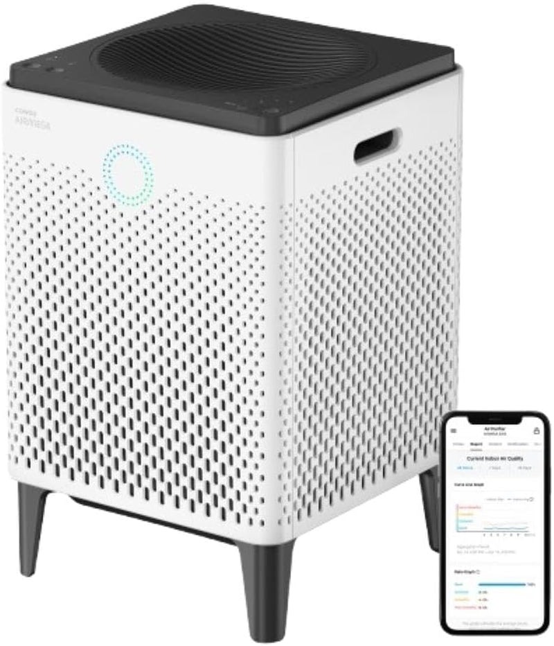 Airmega 300S Smart Air Purifier - App-Controlled, HEPA Filter, Alexa Compatible, Covers 1,256 Sq. Ft.