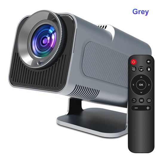 HY320 4K HD Android 11 Projector - Portable Outdoor Projector with Wifi 6, 390 ANSI, Bluetooth 5.0, and 1920x1080P - Upgraded from HY300